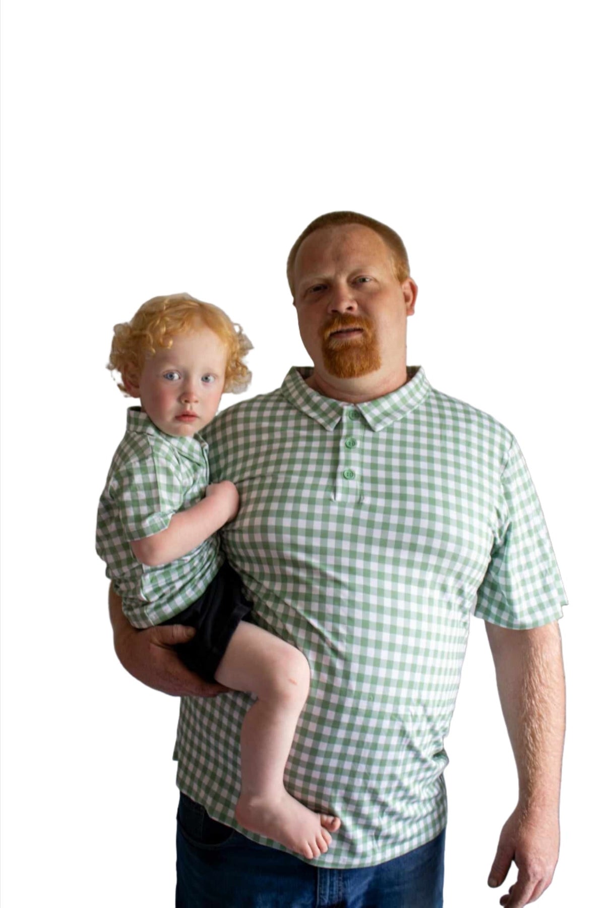 Dragonfly Dreams Bamboo Sage Gingham Polo Shirt Everetts Place