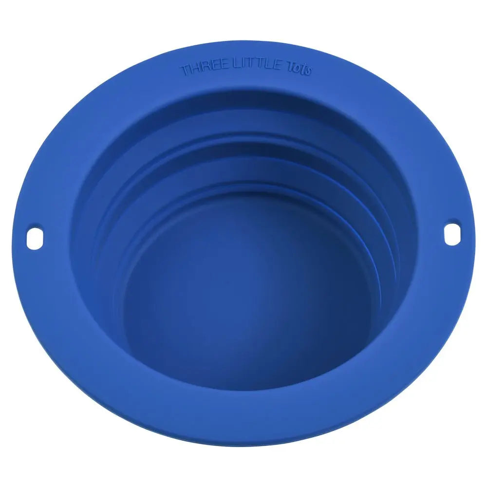 Three Little Tots Sailor Collapsible Bowl for Travel or Home - 