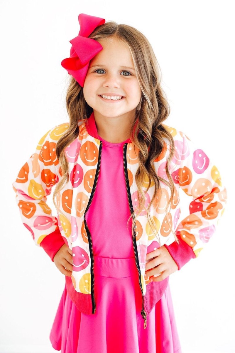 Mila & Rose ® Sale Dont Worry Be Hippy Satin Jacket Mila Rose For Women - Everetts Place Boutique - 