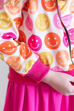 Mila & Rose ® Sale Dont Worry Be Hippy Satin Jacket Mila Rose For Women - Everetts Place Boutique - 