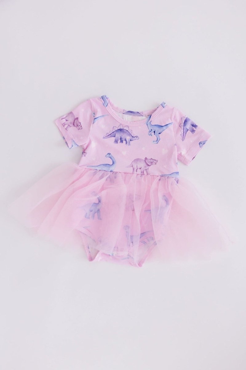 Mila & Rose ® Sale Jurassic Joy Tutu Bodysuit Soft Tulle Snap Closure - Everetts Place Boutique - 