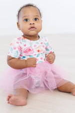 Mila & Rose ® Sale Rosettes Tutu Bodysuit for Baby Girls Soft Comfort - Everetts Place Boutique - 