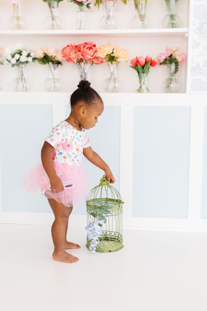 Mila & Rose ® Sale Rosettes Tutu Bodysuit for Baby Girls Soft Comfort - Everetts Place Boutique - 