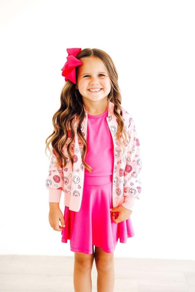 Mila & Rose ® Sale You Make Me Happy Satin Jacket By Mila And Rose - Everetts Place Boutique - 