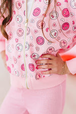 Mila & Rose ® Sale You Make Me Happy Satin Jacket By Mila And Rose - Everetts Place Boutique - 
