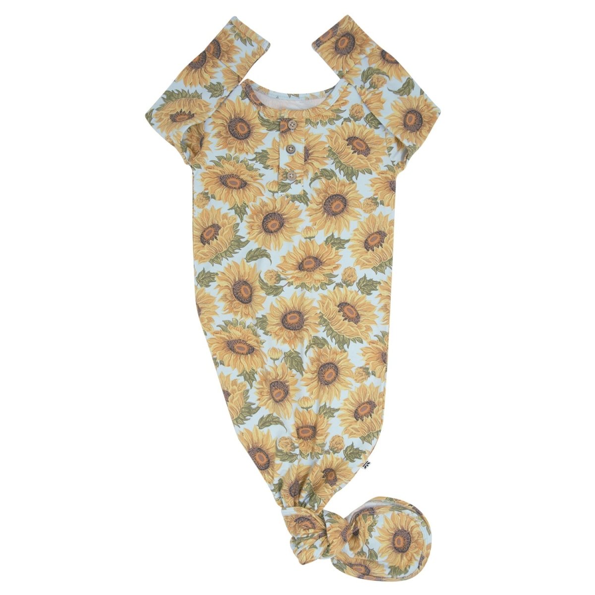 Sammy Sunflower Knotted Gown Baby Homecoming Dress - Everetts Place Boutique - Gowns