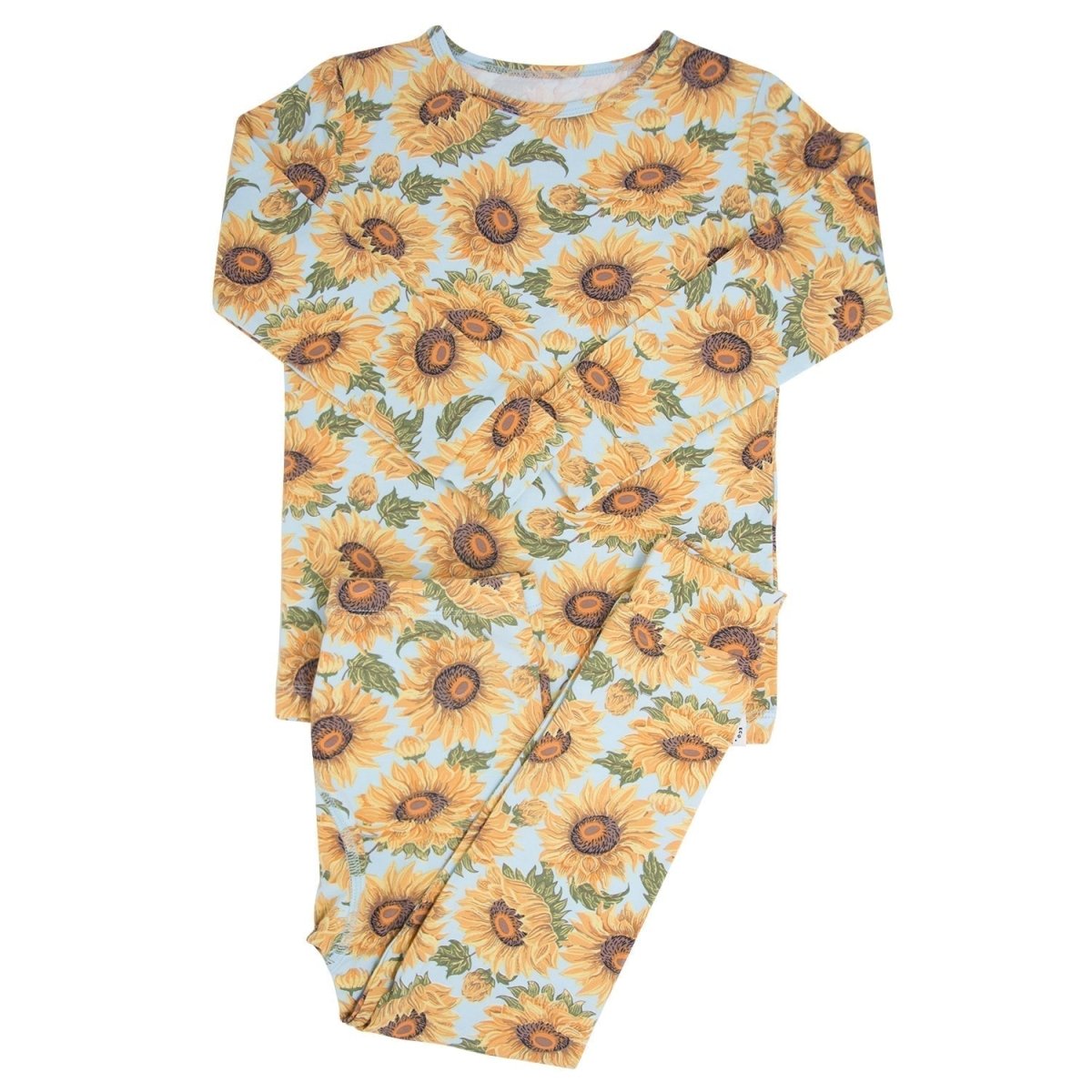 Sweet Bamboo Sammys Sunflower Big Kid Pajama Set by Sweet Bamboo - Everetts Place Boutique - 