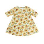 Sammys Sunflower Miss Mayhem Tunic With Pockets For Kids - Everetts Place Boutique - Tops & Bottoms
