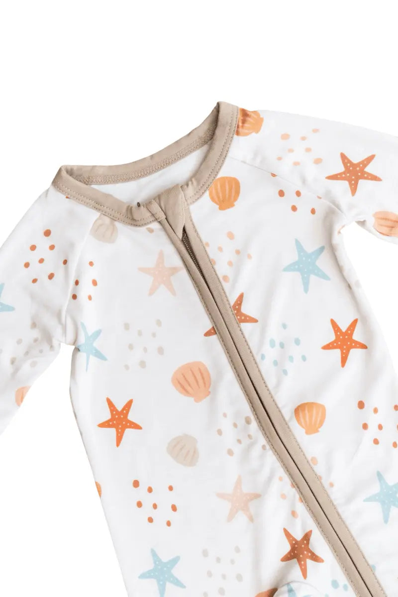 Hugga Babies Sandy Toes Zipper Lounger - Everetts Place Boutique - 
