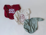 Little Joy Co. Santa Baby Sweatshirt Romper - Everetts Place Boutique - 