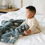 Saranoni Bamboni Double Layer Receiving Blankets Luxury Saranoni Everetts Place Boutique 65.00