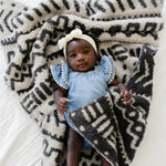 Saranoni Bamboni Double Layer Receiving Blankets Luxury Saranoni Everetts Place Boutique 65.00