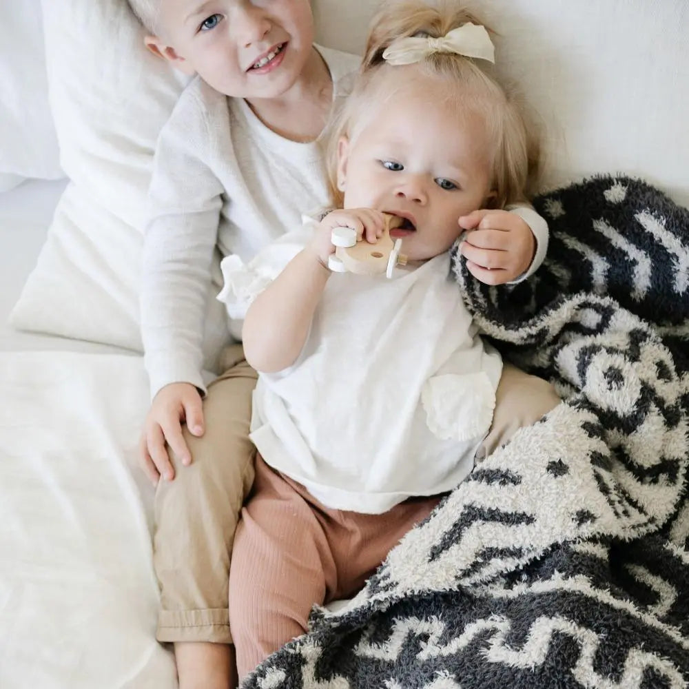 Saranoni Bamboni Double Layer Receiving Blankets Luxury Saranoni Everetts Place Boutique