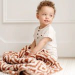 Saranoni Bamboni Double Layer Receiving Blankets Luxury Saranoni Everetts Place Boutique 65.00