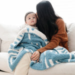 Saranoni Bamboni Double Layer Receiving Blankets Luxury Saranoni Everetts Place Boutique