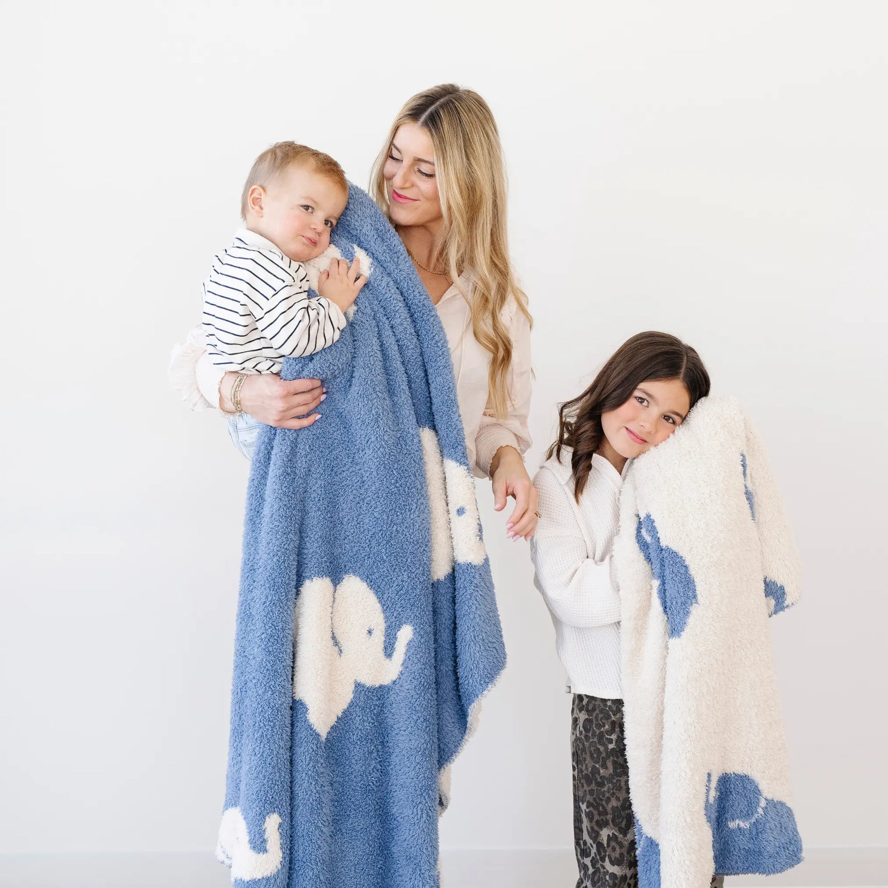 Saranoni Bamboni Double Layer Receiving Blankets Luxury Saranoni Everetts Place Boutique