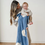 Saranoni Bamboni Double Layer Receiving Blankets Luxury Saranoni Everetts Place Boutique