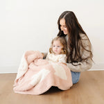 Saranoni Bamboni Double Layer Receiving Blankets Luxury Saranoni Everetts Place Boutique