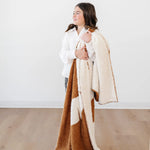 Saranoni Bamboni Double Layer Receiving Blankets Luxury Saranoni Everetts Place Boutique