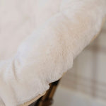 Saranoni Faux Fur Saucer Chair With Removable Cover Saranoni Everetts Place Boutique