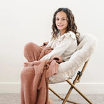 Saranoni Faux Fur Saucer Chair With Removable Cover Saranoni Everetts Place Boutique