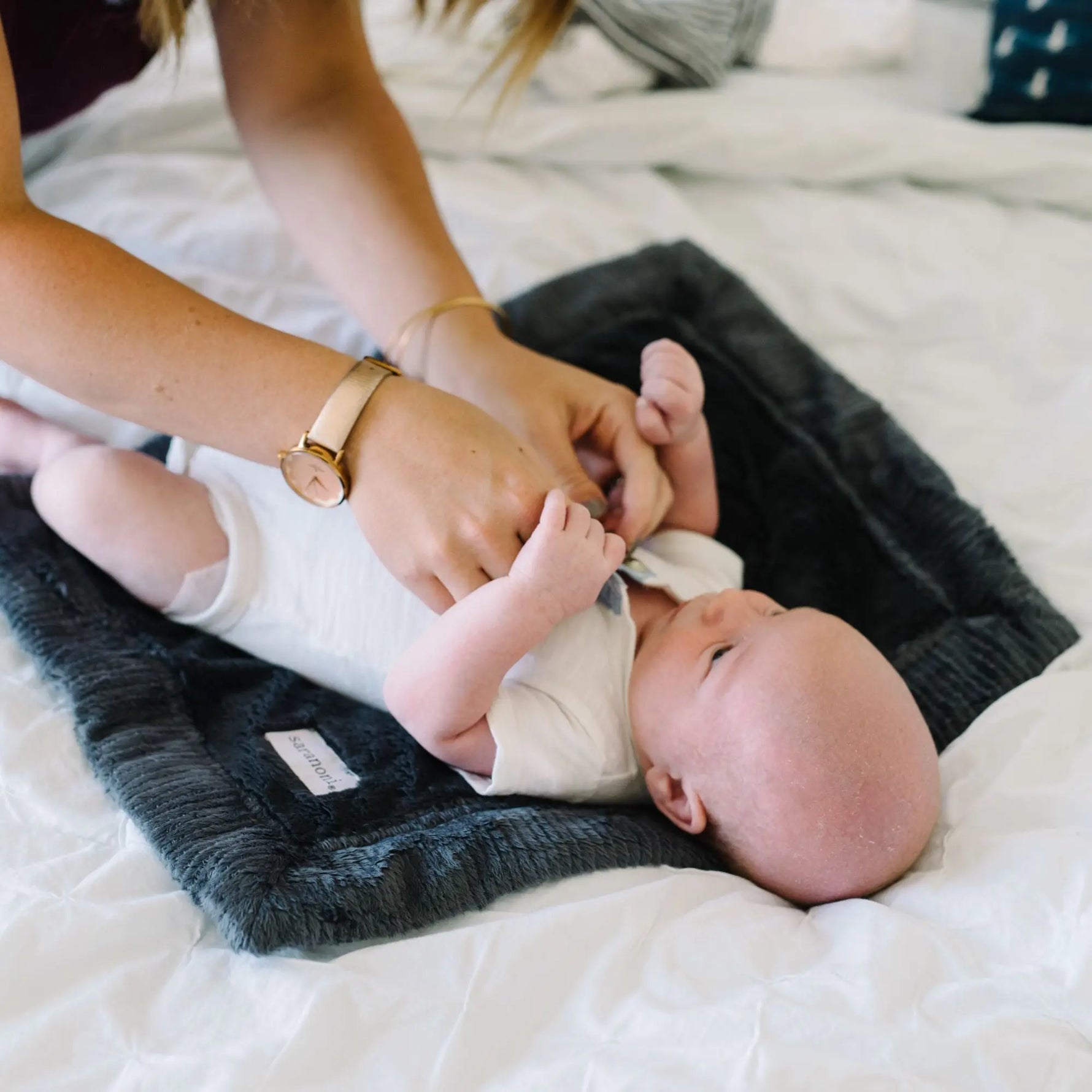 Saranoni Lush Mini Blankets Security Baby Blanket Essential Saranoni Everetts Place Boutique 25.00