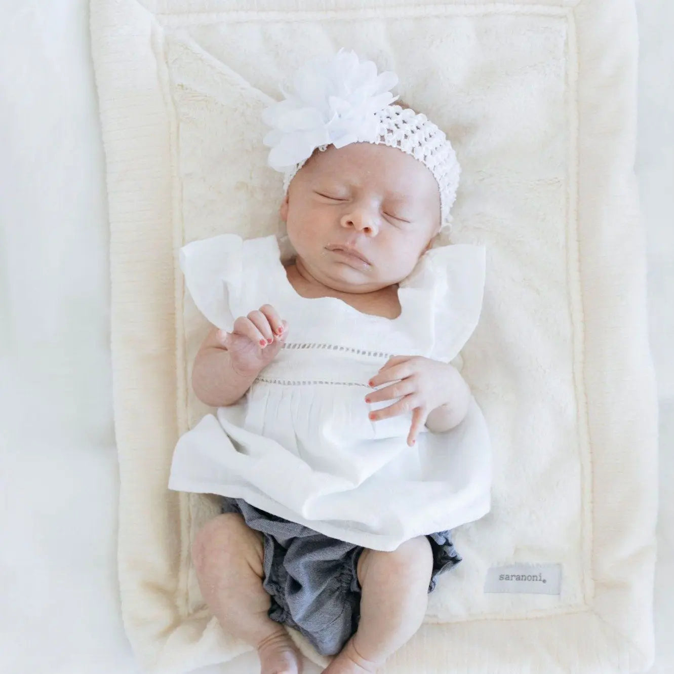 Saranoni Lush Mini Blankets Security Baby Blanket Essential Saranoni Everetts Place Boutique
