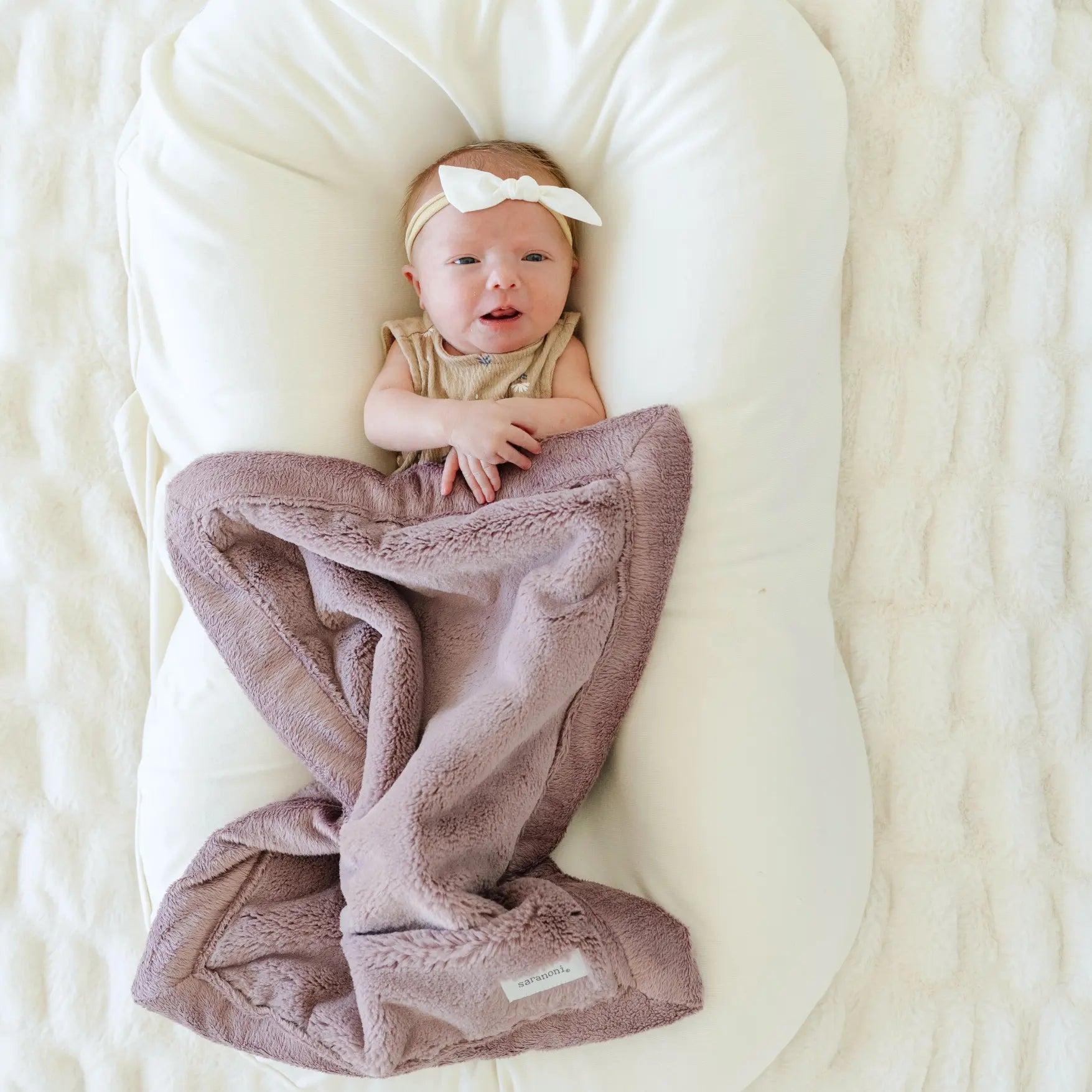 Saranoni Lush Mini Blankets Security Baby Blanket Essential Saranoni Everetts Place Boutique