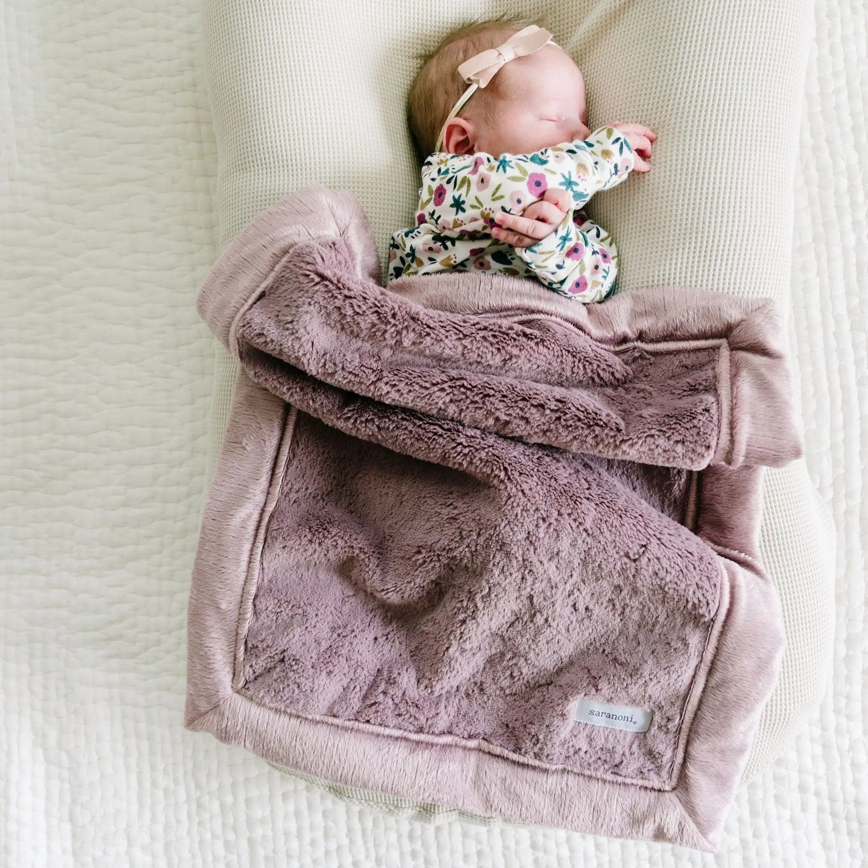 Saranoni Lush Mini Blankets Security Baby Blanket Essential Saranoni Everetts Place Boutique