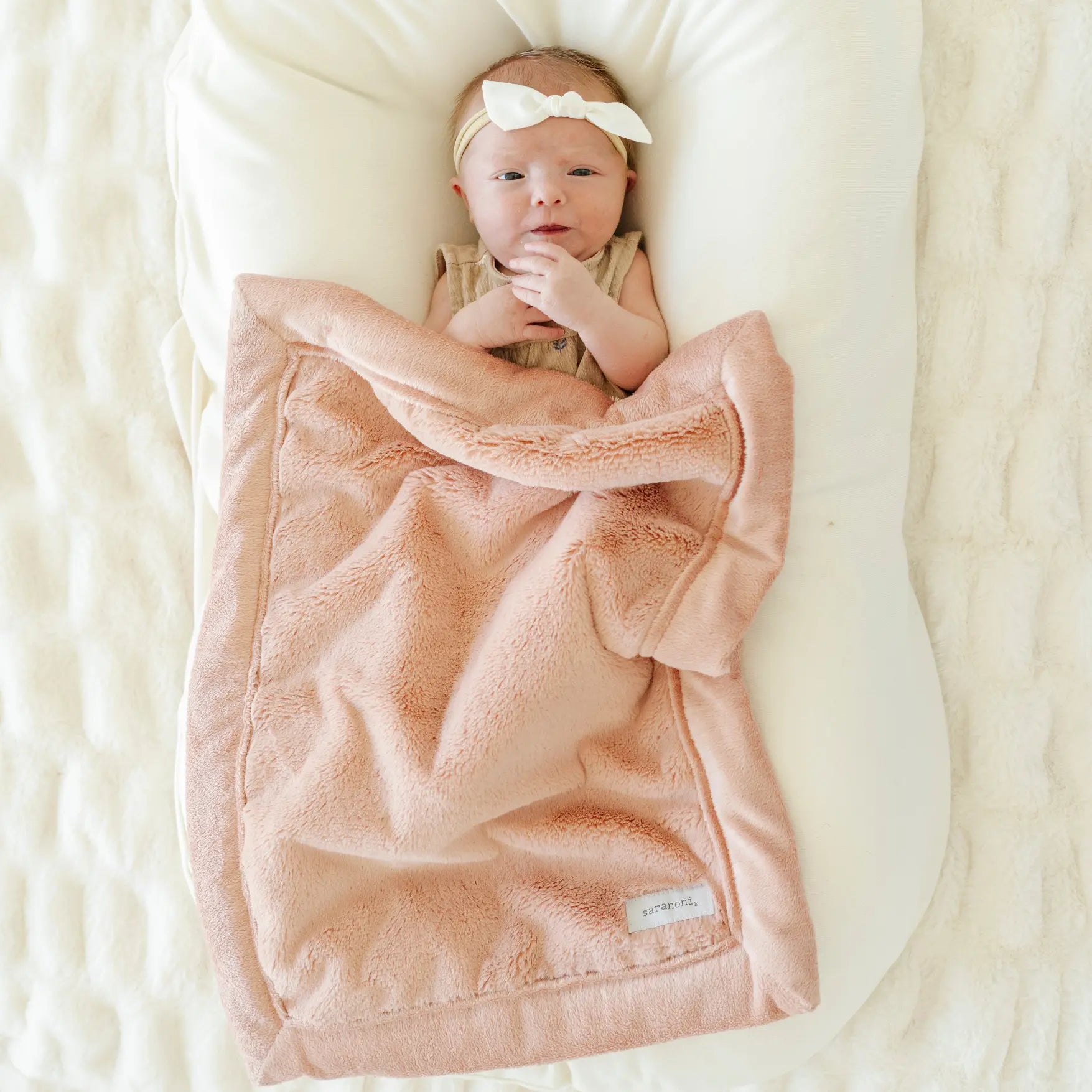 Saranoni Lush Mini Blankets Security Baby Blanket Essential Saranoni Everetts Place Boutique 25.00