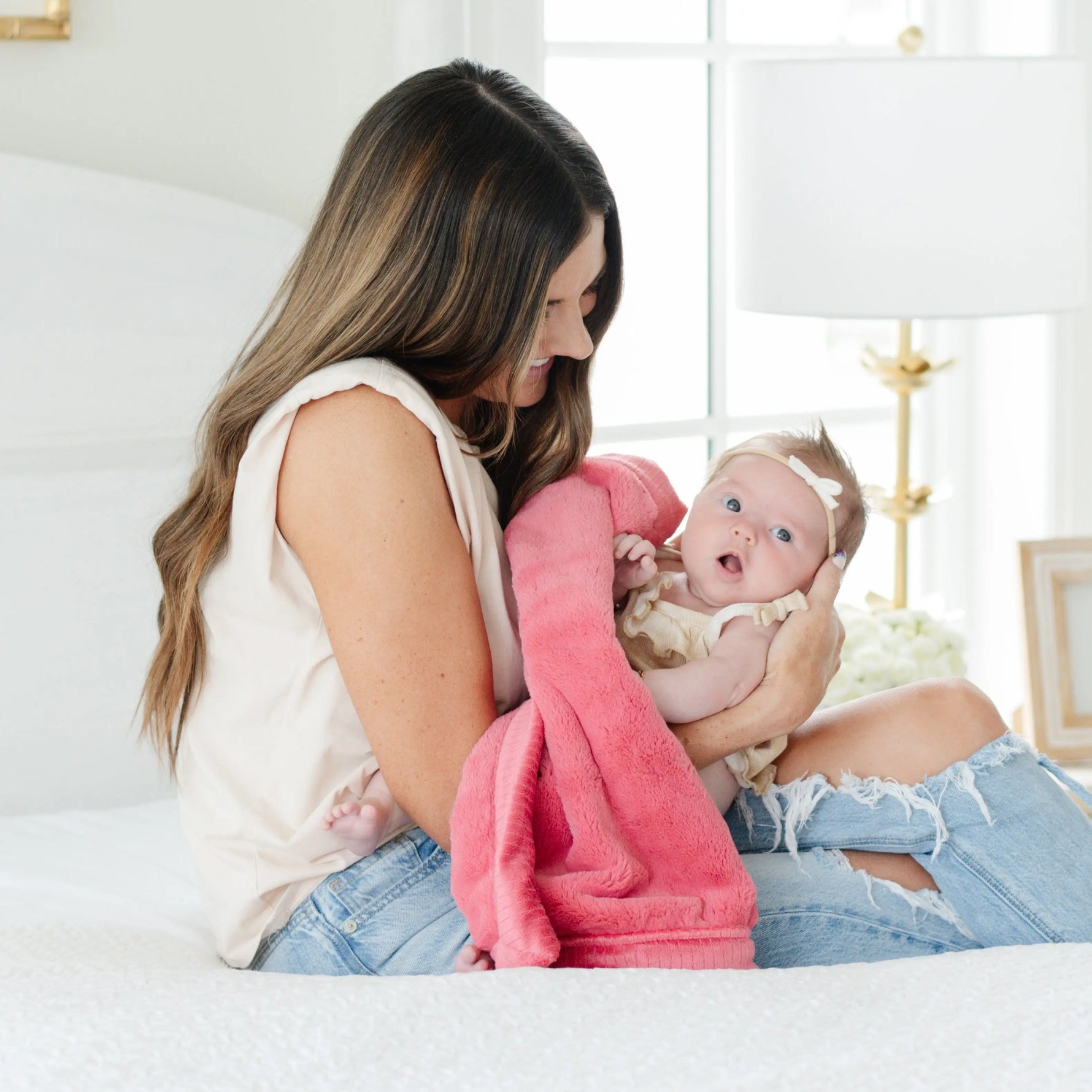 Saranoni Lush Mini Blankets Security Baby Blanket Essential Saranoni Everetts Place Boutique 25.00