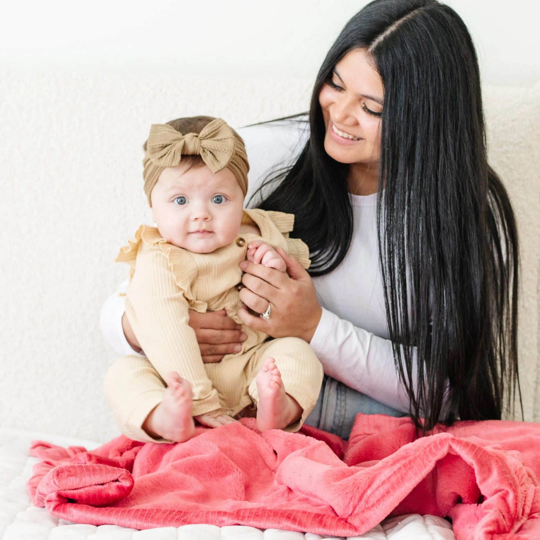 Saranoni Lush Mini Blankets Security Baby Blanket Essential Saranoni Everetts Place Boutique