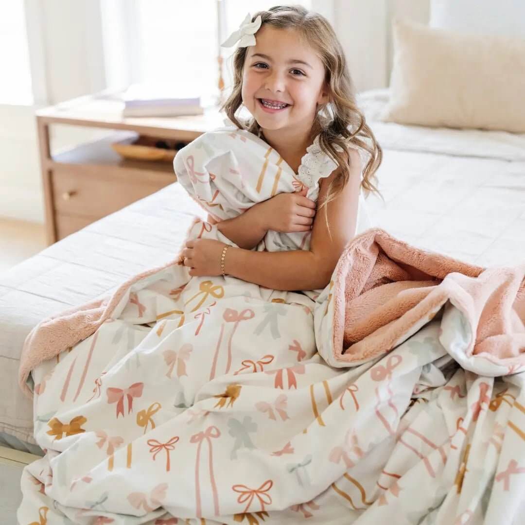 Saranoni Saranoni Minky And Lush XL Blankets Duo Soft Plush Cozy - Everetts Place Boutique - 