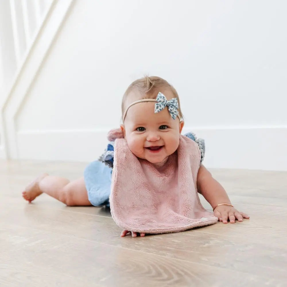 Saranoni Minky Bibs 3 Pack Baby Bib Set Soft Absorbent Saranoni Everetts Place Boutique