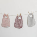 Saranoni Minky Bibs 3 Pack Baby Bib Set Soft Absorbent Saranoni Everetts Place Boutique