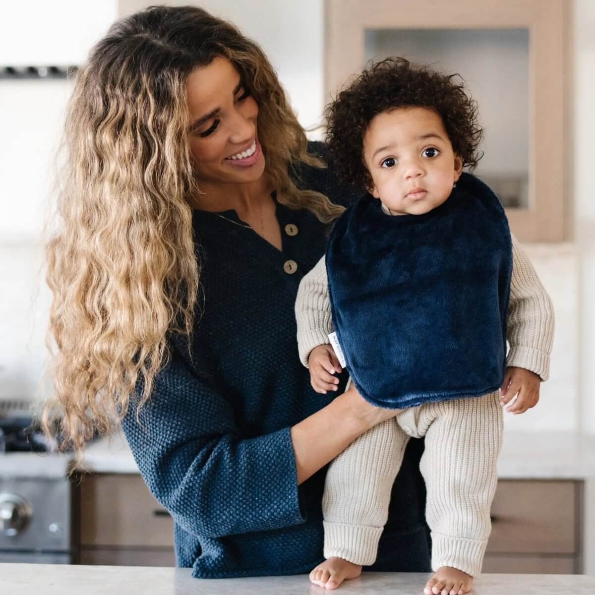 Saranoni Minky Bibs 3 Pack Baby Bib Set Soft Absorbent - Everetts Place Boutique - 