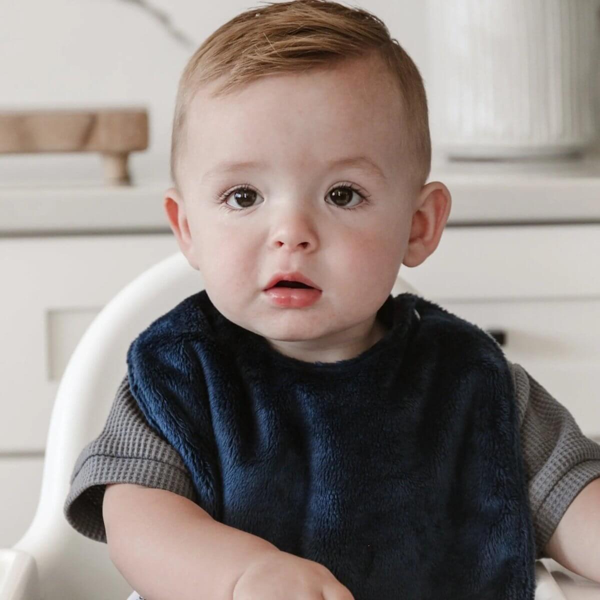 Saranoni Saranoni Minky Bibs 3 Pack Baby Bib Set Soft Absorbent - Everetts Place Boutique - 