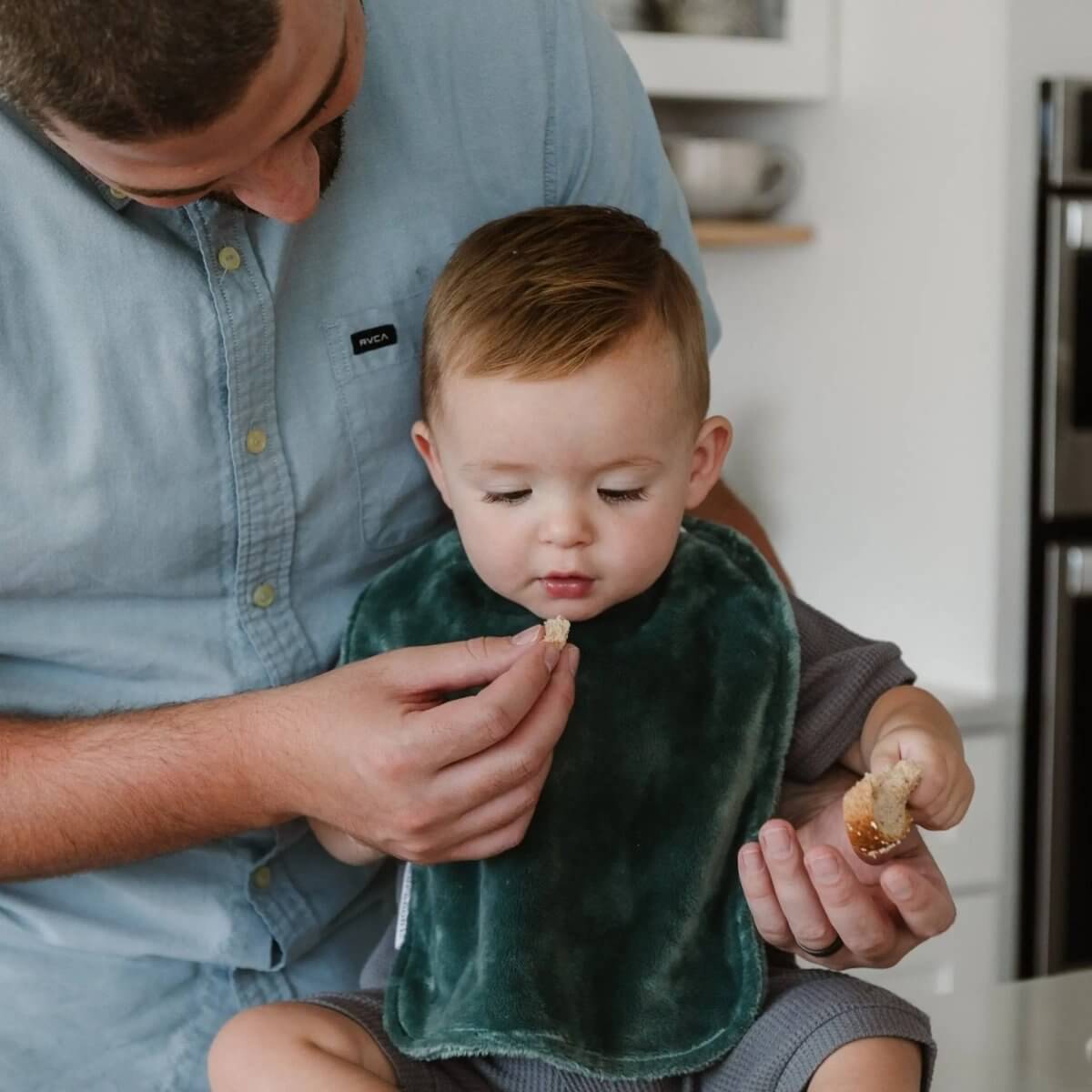 Saranoni Minky Bibs 3 Pack Baby Bib Set Soft Absorbent - Everetts Place Boutique - 