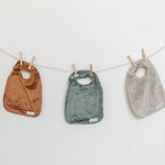 Saranoni Minky Bibs 3 Pack Baby Bib Set Soft Absorbent Saranoni Everetts Place Boutique