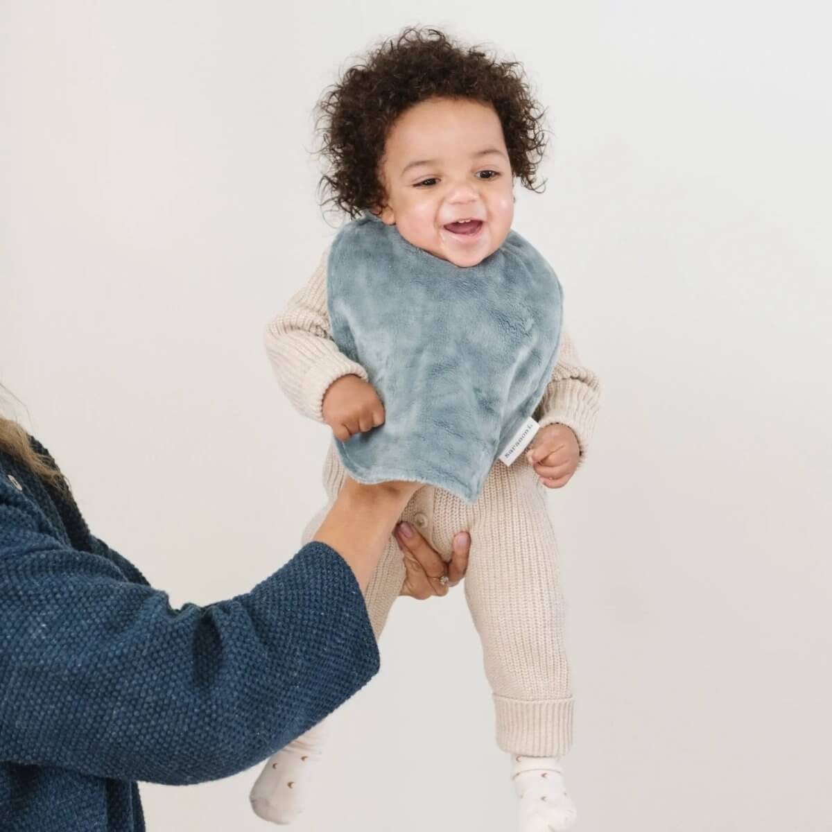 Saranoni Saranoni Minky Bibs 3 Pack Baby Bib Set Soft Absorbent - Everetts Place Boutique - 