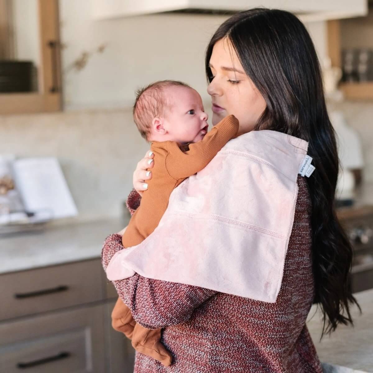 Saranoni Saranoni Minky Burp Cloths 3 Pack Set Luxuriously Soft - Everetts Place Boutique - 