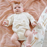 Saranoni Minky Lush Mini Blankets Dual Texture Bow Design Saranoni Everetts Place Boutique