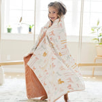 Saranoni Minky Lush Toddler Blankets Dual Texture Comfort Saranoni Everetts Place Boutique