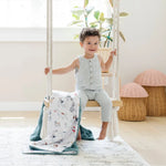 Saranoni Minky Lush Toddler Blankets Dual Texture Comfort Saranoni Everetts Place Boutique 85.00