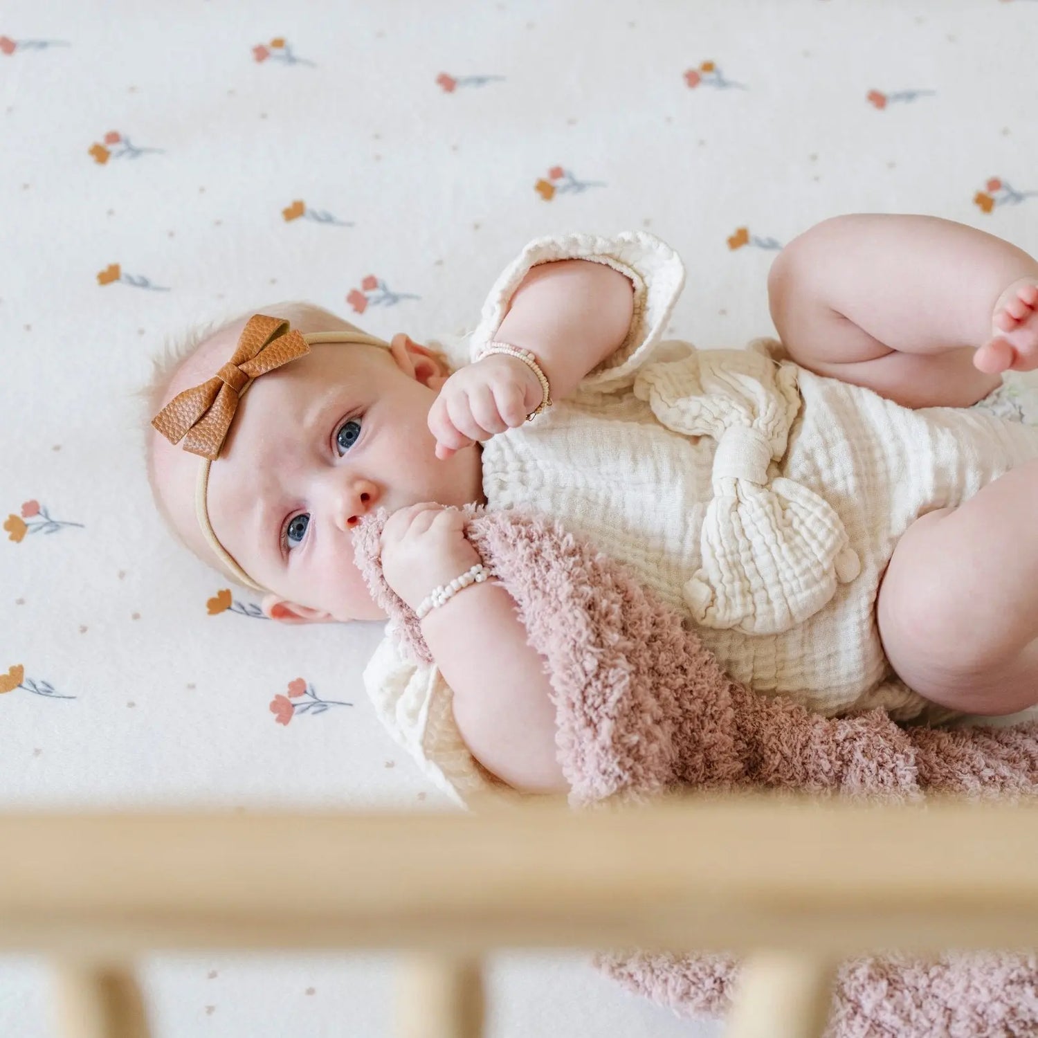Saranoni Minky Stretch Luxe Crib Sheets Ultra Soft Nursery Saranoni Everetts Place Boutique 32.00