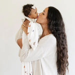 Saranoni Minky Stretch Luxe Swaddle Blanket For Baby Saranoni Everetts Place Boutique