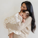 Saranoni Minky Stretch Receiving Blanket Swaddle For Babies Saranoni Everetts Place Boutique