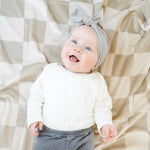 Saranoni Minky Stretch Receiving Blanket Swaddle For Babies Saranoni Everetts Place Boutique