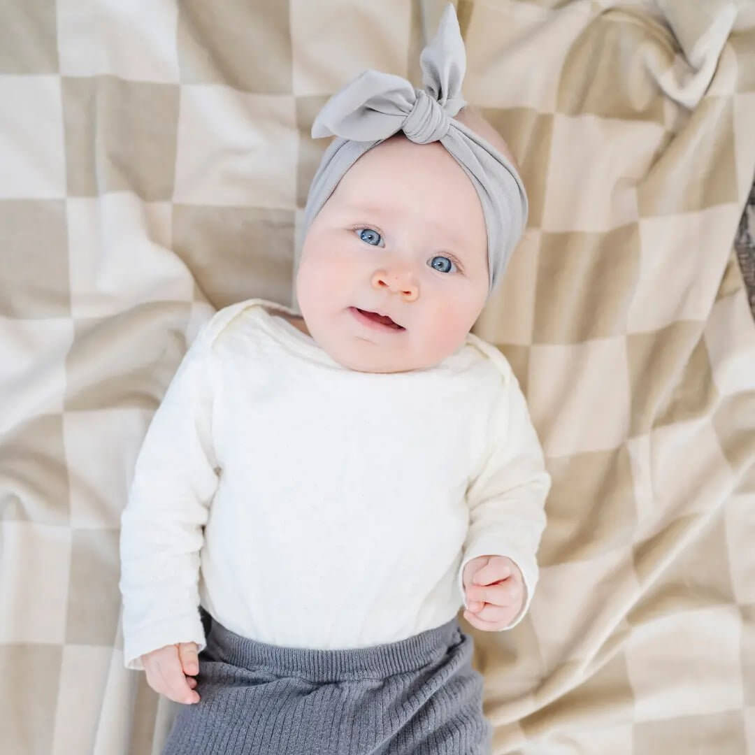 Saranoni Saranoni Minky Stretch Receiving Blanket Swaddle For Babies - Everetts Place Boutique - 