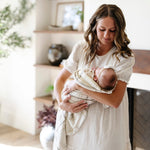 Saranoni Minky Stretch Receiving Blanket Swaddle For Babies Saranoni Everetts Place Boutique